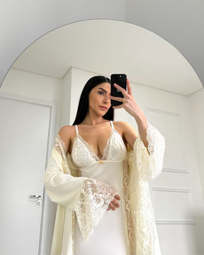 J’adore Long Nightgown + Panties Set