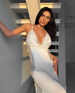 J’adore Long Nightgown + Panties Set