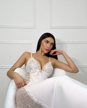 J’adore Long Nightgown + Panties Set