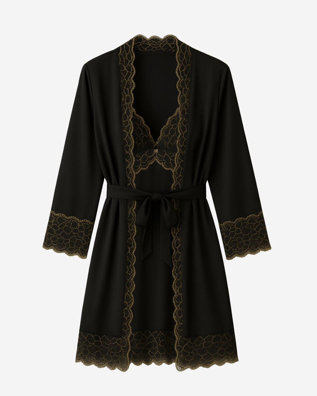 Paco Rabanne Set - Nightgown + Robe and Panties